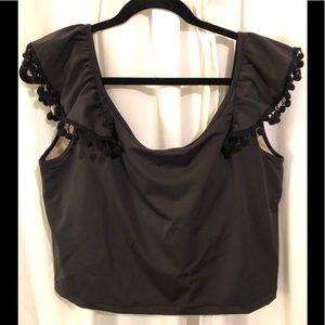 Kortni Jeane off the shoulder Bikini Top